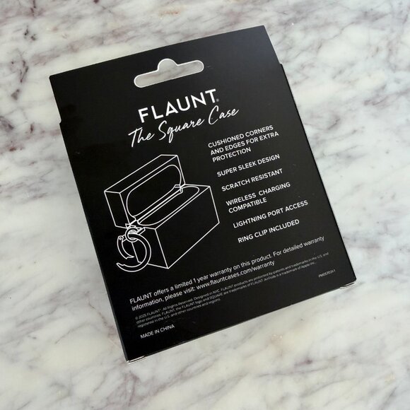 🌈 FLAUNT Square AirPods Pro Case - 1st and 2nd Generation Abalone Shell - Picture 11 of 11